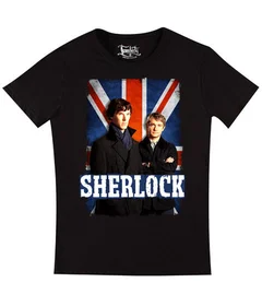 Прикольные футболки: Шерлок Black